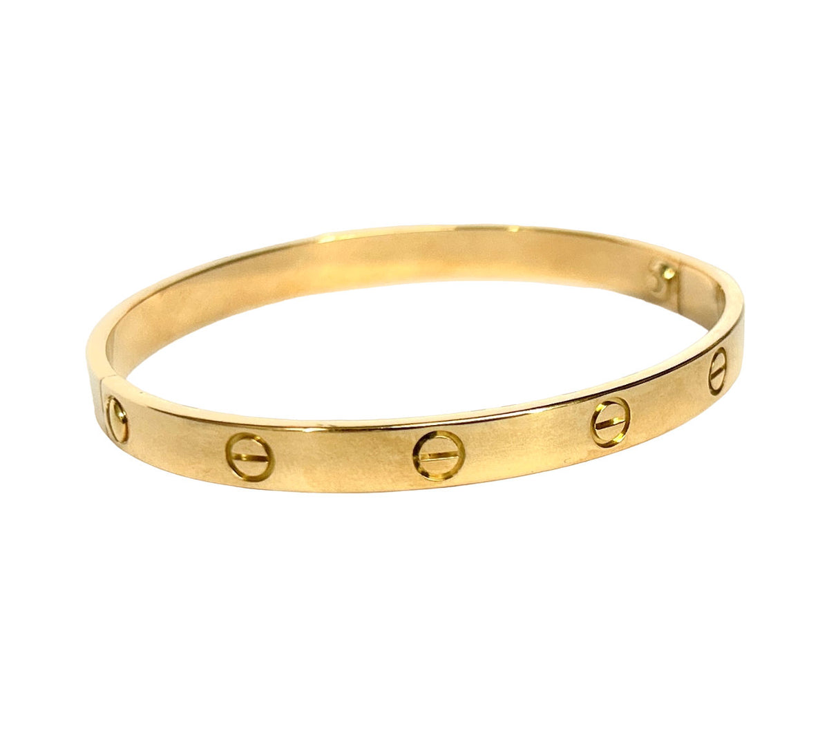 Bracelet CARTIER Love en or jaune (Taille 19)