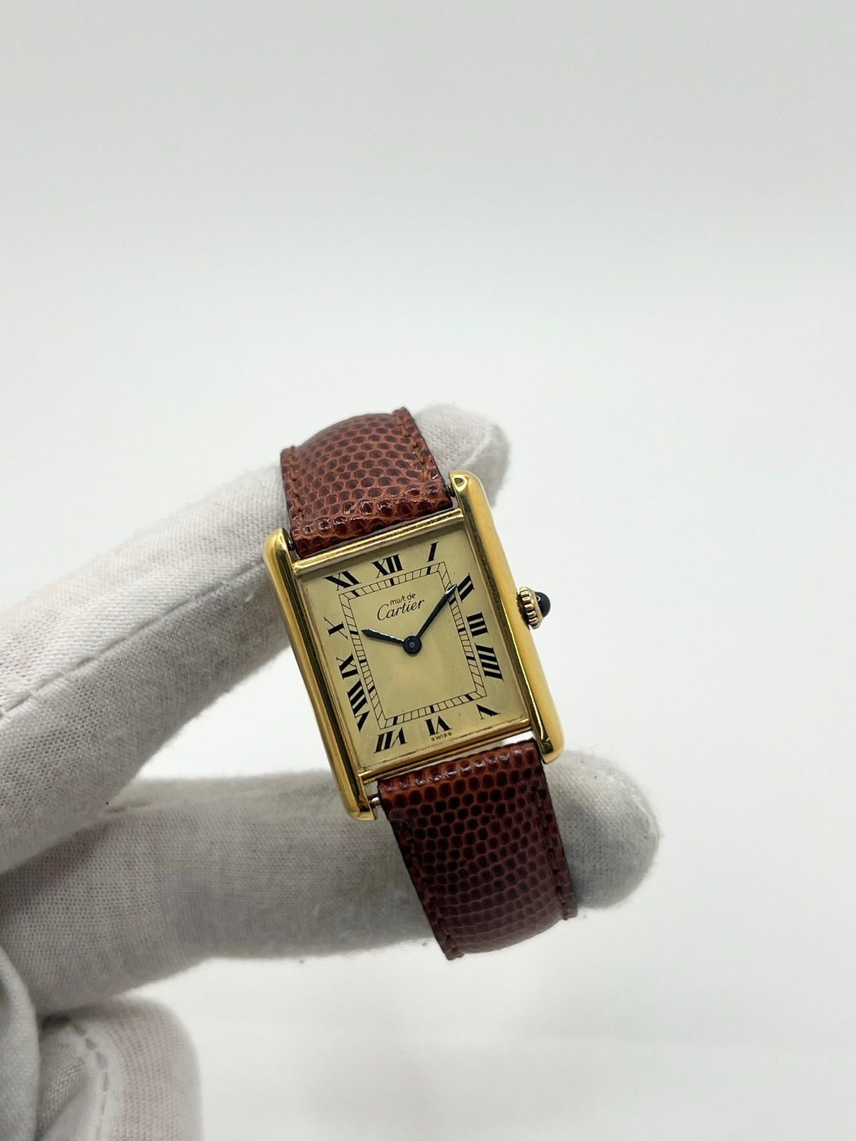 Cartier Tank Must Vermeil Grand modèle