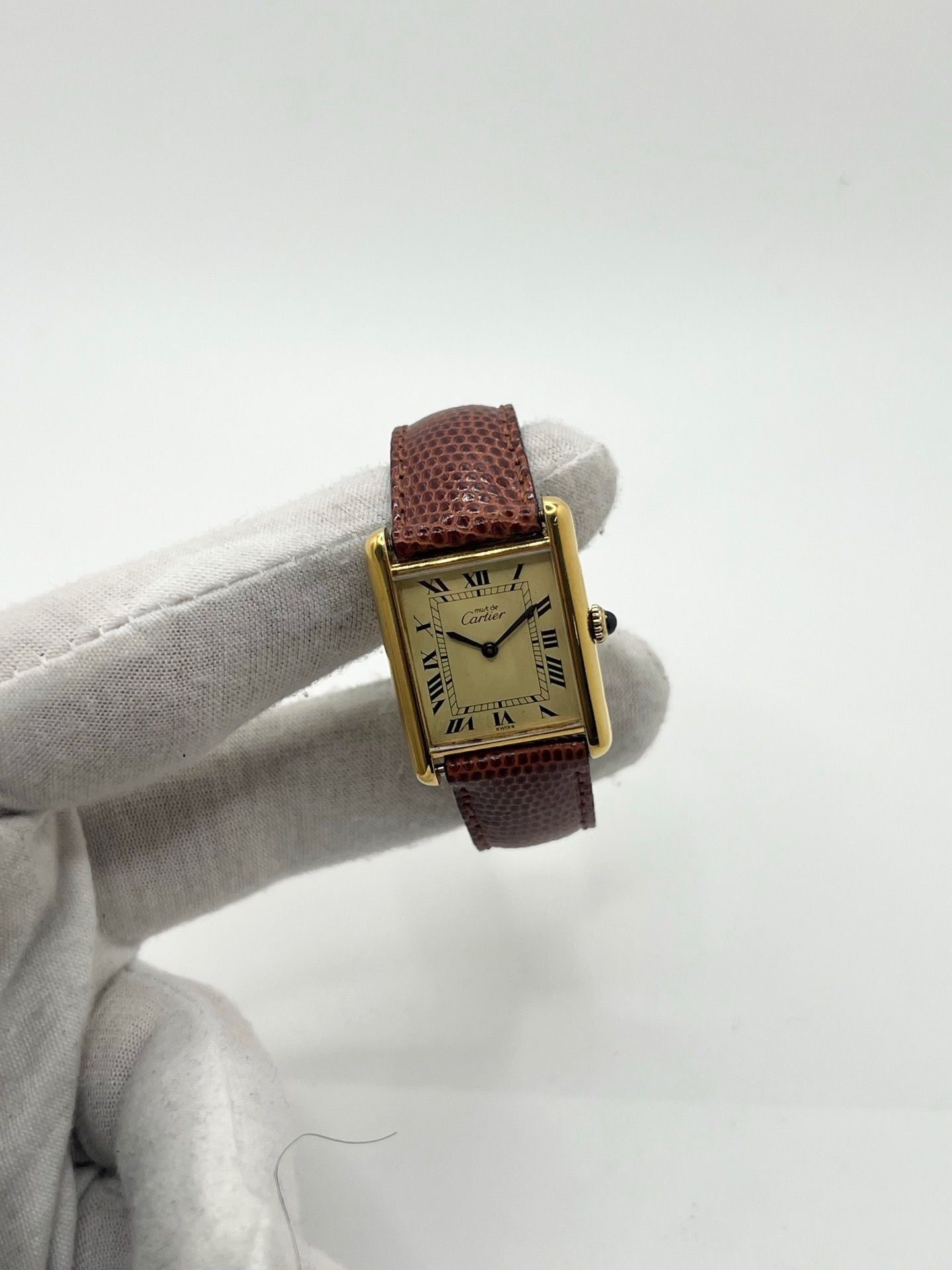 Cartier Tank Must Vermeil Grand modèle