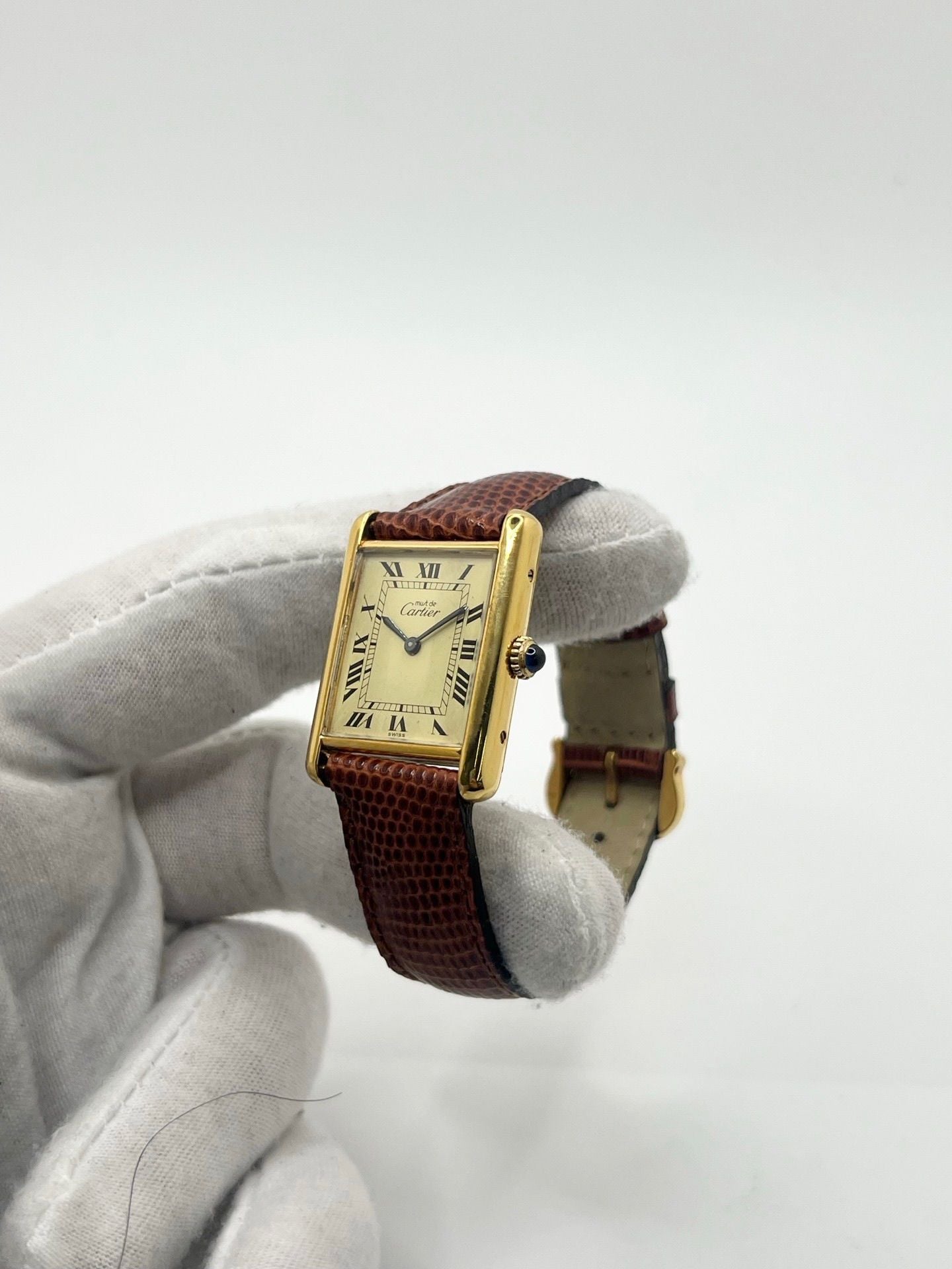 Cartier Tank Must Vermeil Grand modèle