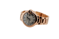 Cartier - Montre Ballon Bleu Or Rose - 33 mm