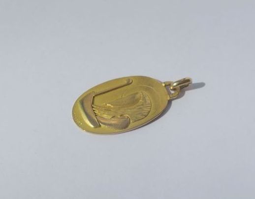 ROURE - Médaille pendentif Saint Christophe années 1940