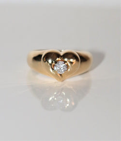 Van Cleef And Arpels Bague Coeur Diamant