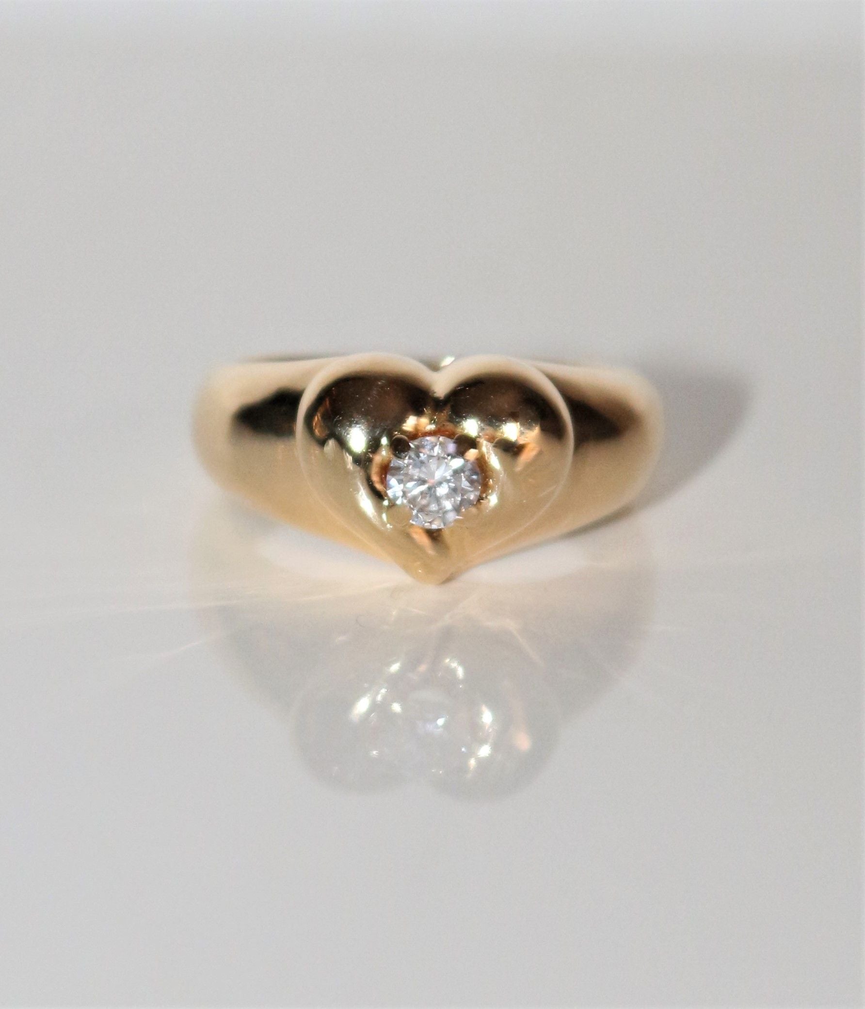 Van Cleef And Arpels Bague Coeur Diamant