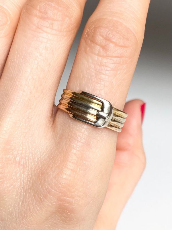 Bague Ceinture, en 3 Ors 18k