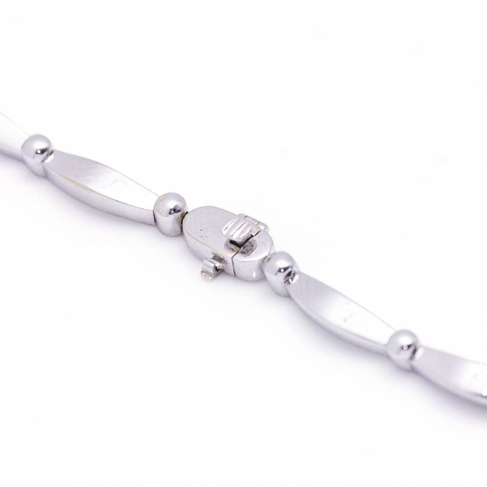 Necklace THAYPER in white gold with diamonds