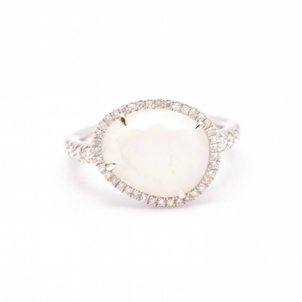 Bague MIMI LUNA en or blanc et diamants