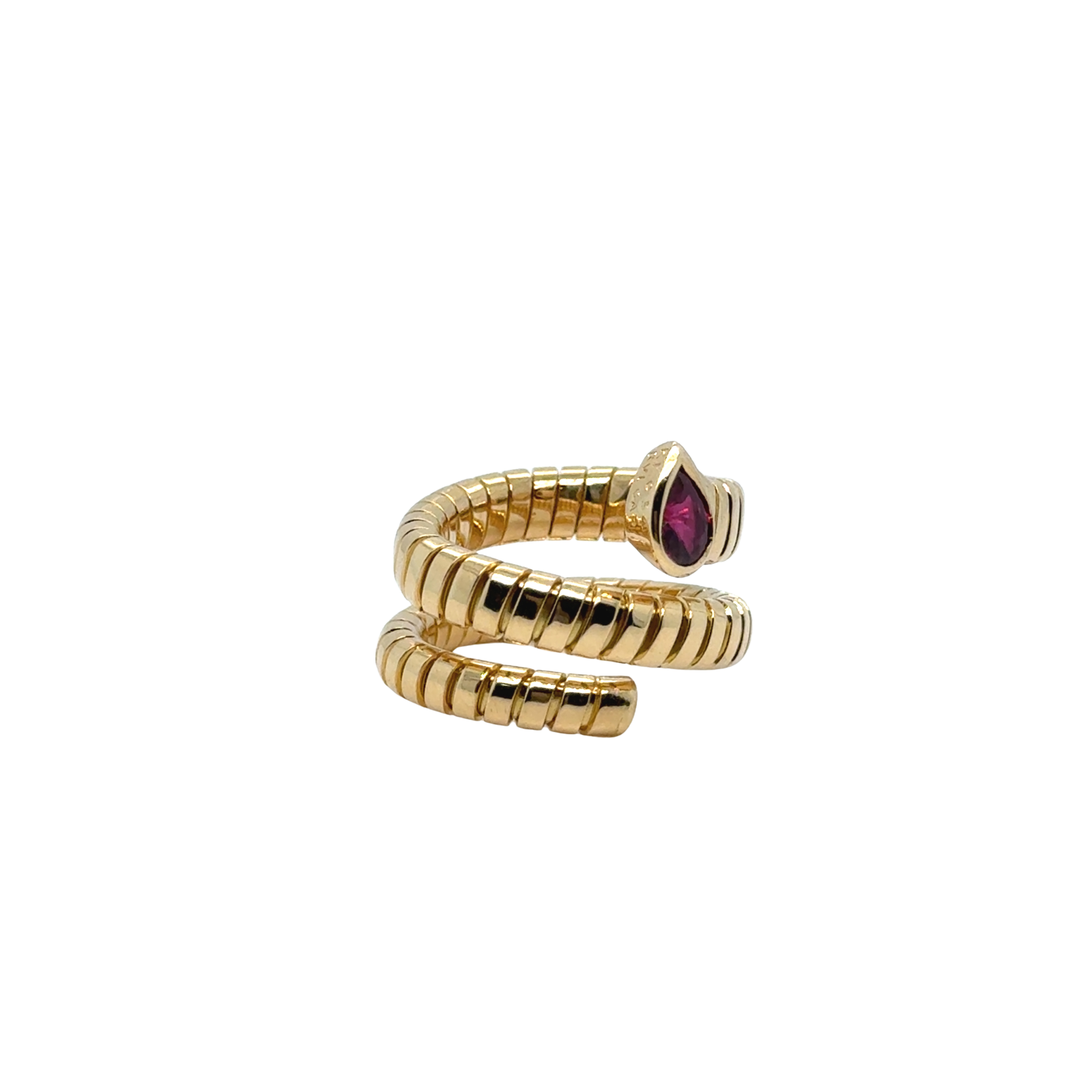 Bulgari - Bague Serpenti Or jaune et Tourmaline