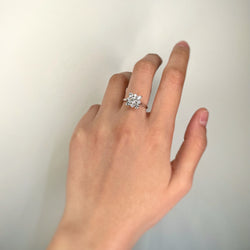 Bague - Or blanc & Diamants