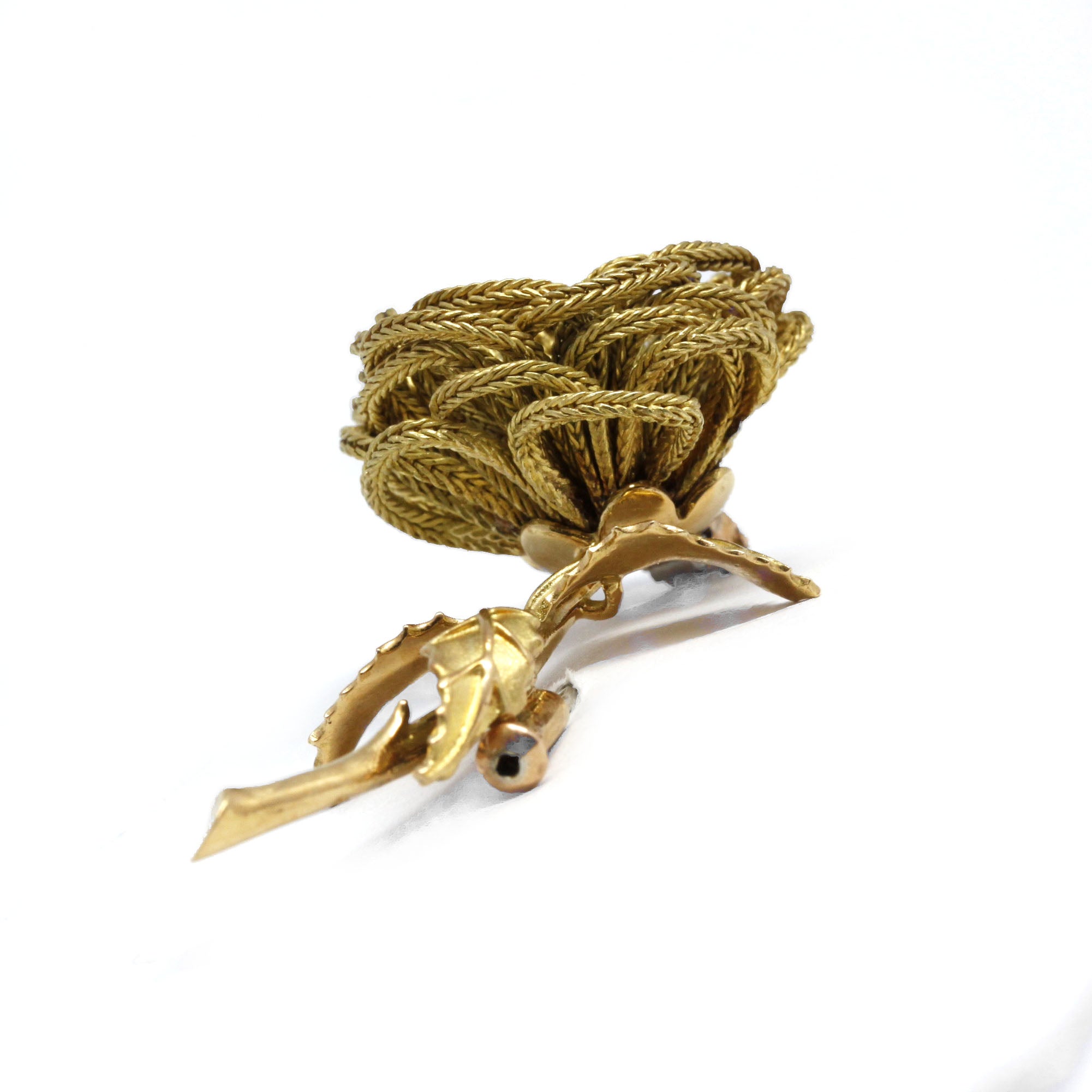 Broche Rose - Or
