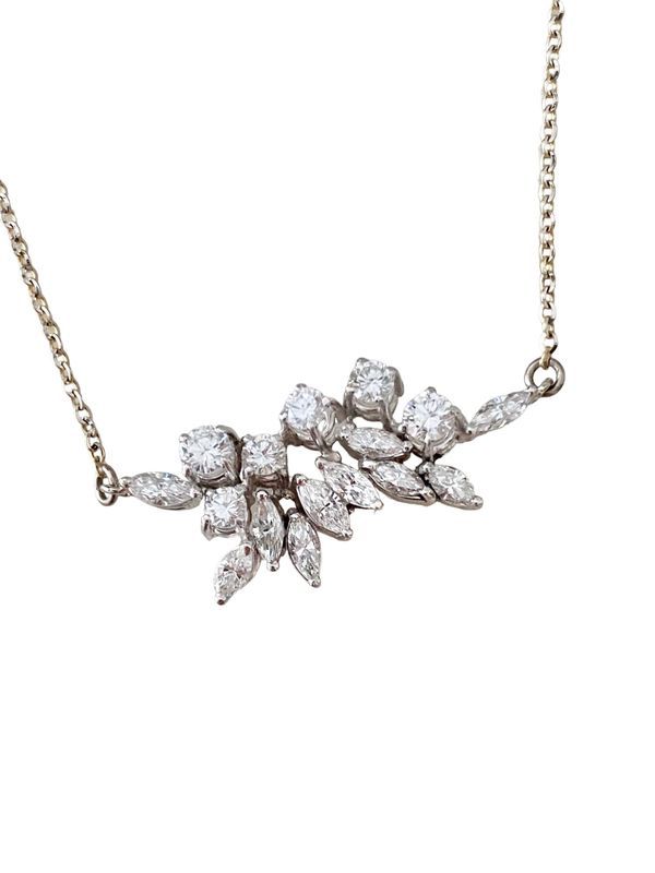 Collier, en or 18k et diamants