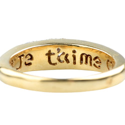 Bague en or jaune et diamants