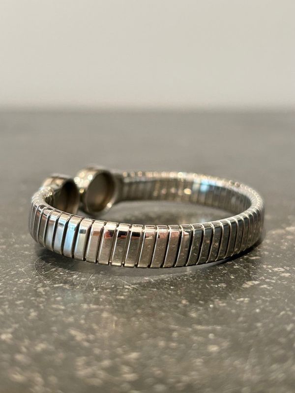 Bracelet BULGARI Bvlgari en acier et onyx