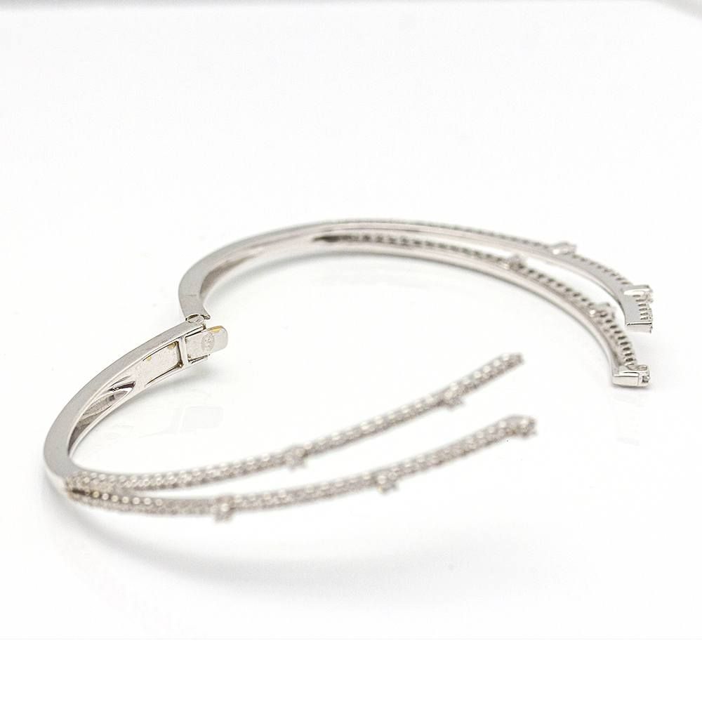 Bracelet RAY en or blanc et diamants d'occasion