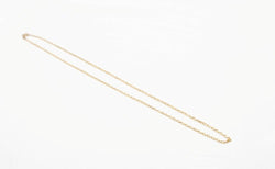 Collier maille forçat jaseron en or jaune