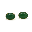 Boucles d'Oreilles - Or & Aventurine Verte