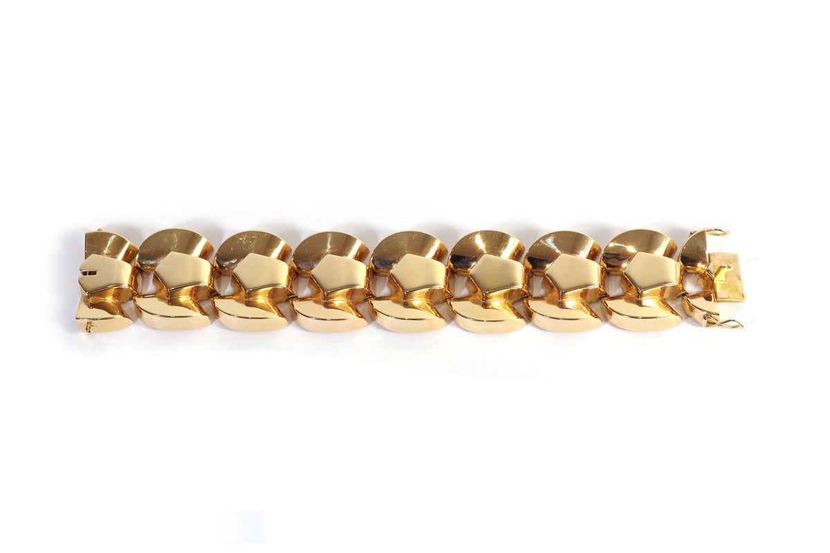 Bracelet Tank en or