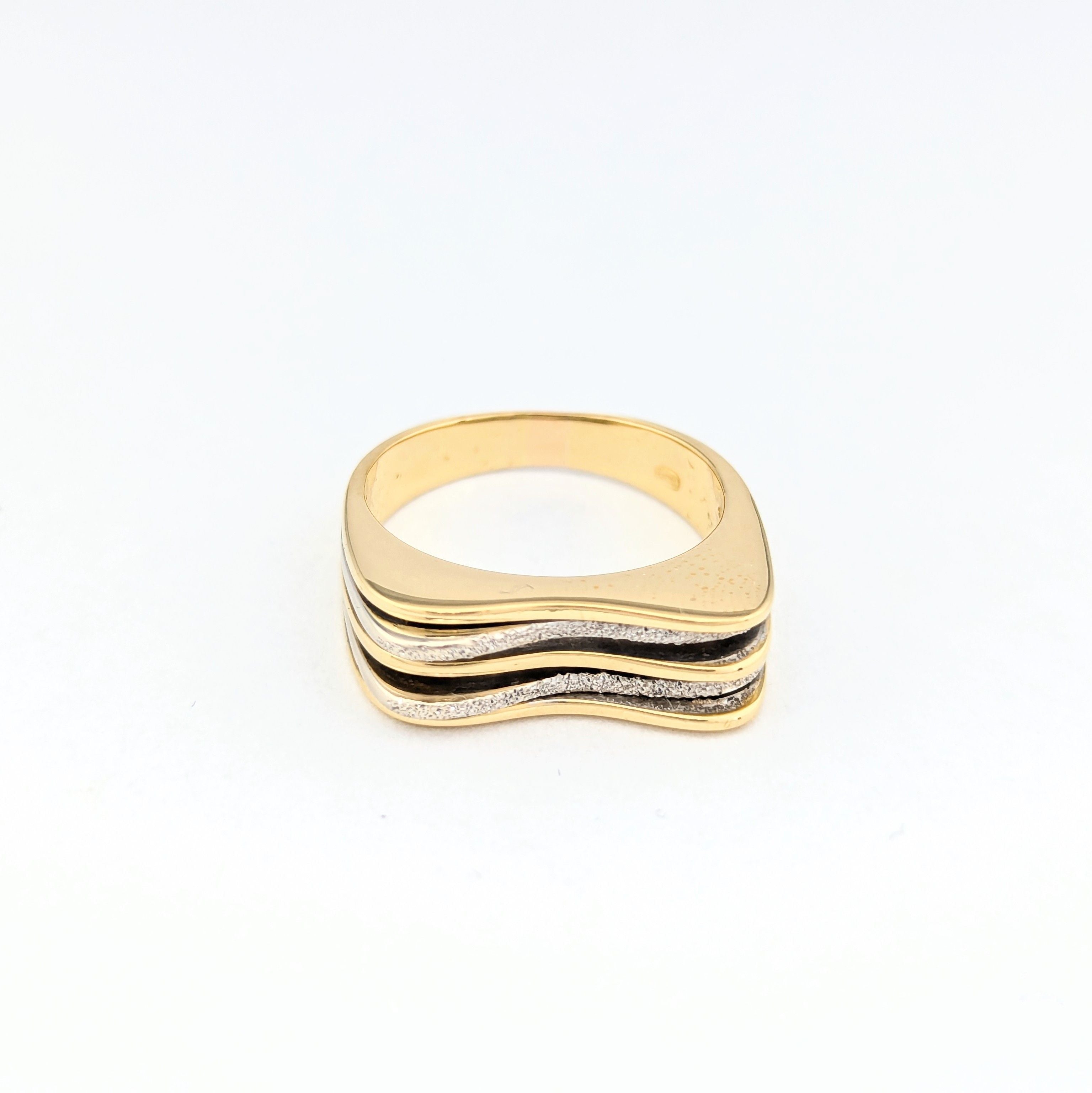 Ring Headband in yellow gold