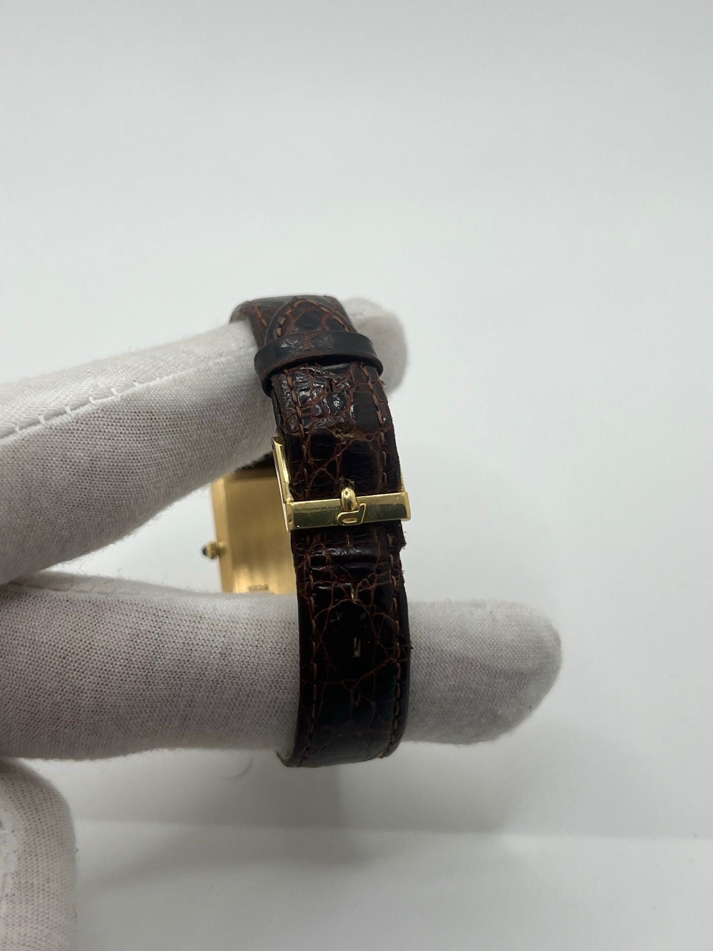 Montre PIAGET Tank allongée en or jaune