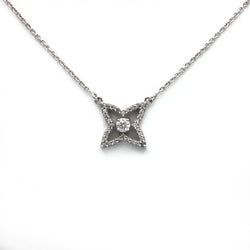 Collier Pendentif - Or blanc & Diamants