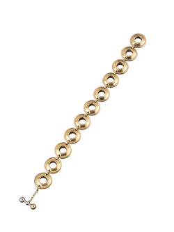 TIFFANY & CO Bracelet circulaire maille bicolore