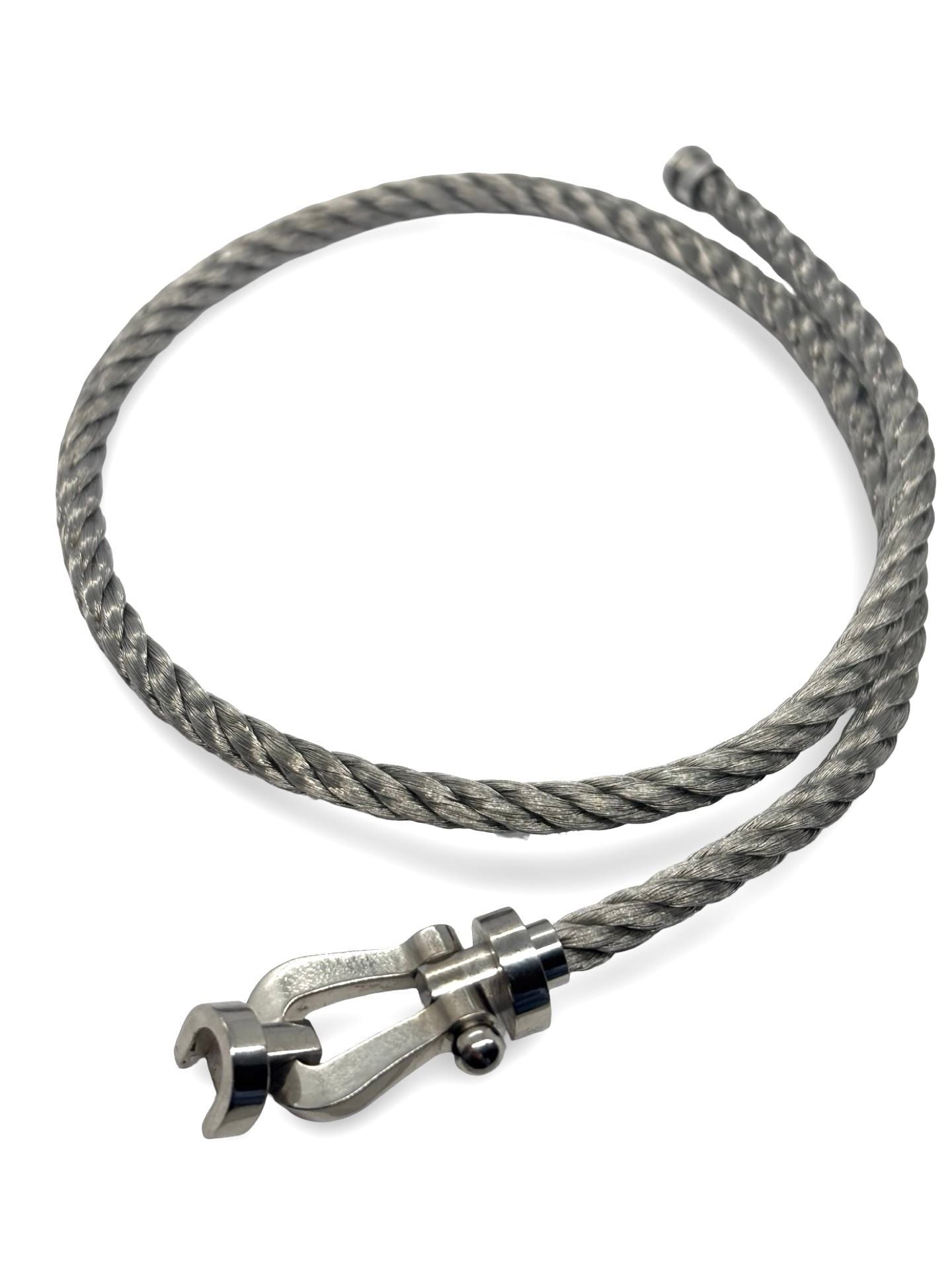 Bracelet Flexible "Force 10" in white gold