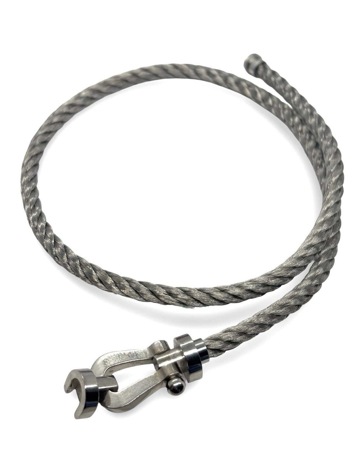 Bracelet Fred Force 10 Grand Modèle or blanc