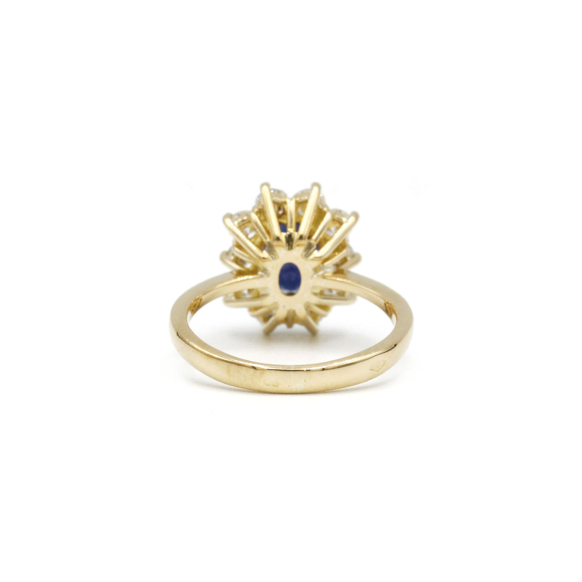Bague - Or, Diamants & Saphir