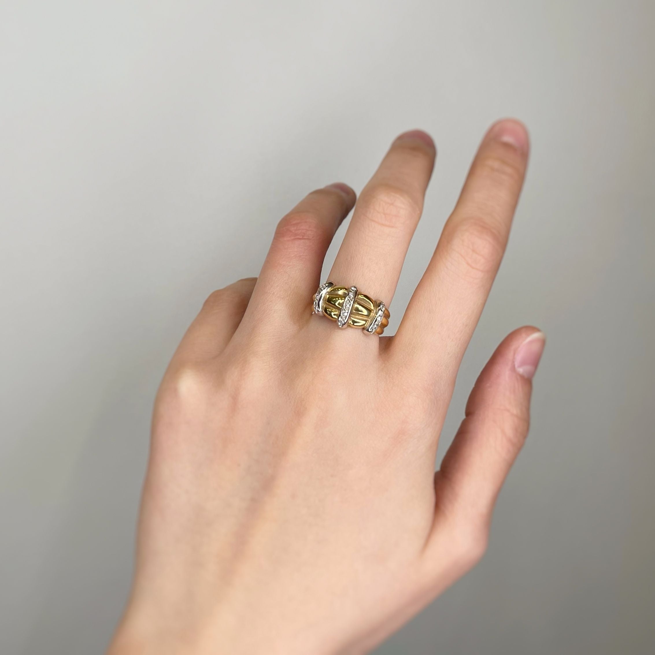 Bague - Or et diamants