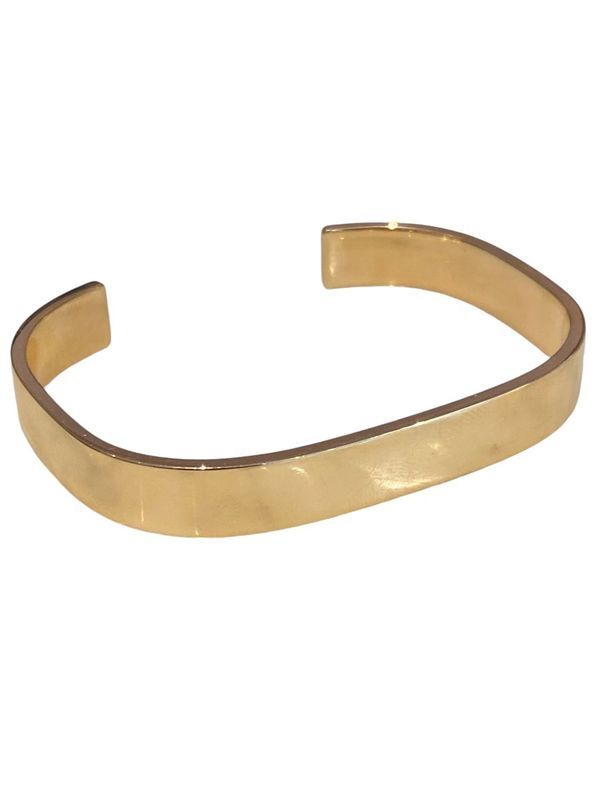DINH VAN Bracelet jonc signé en or jaune 18k