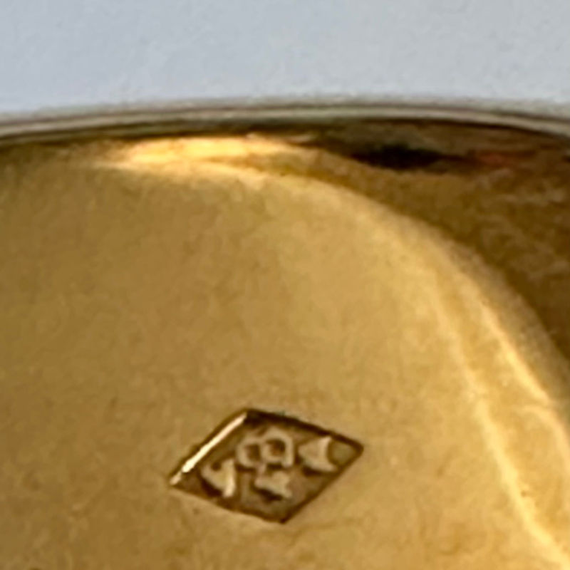 Bague CARTIER "Nouvelle vague" en or jaune