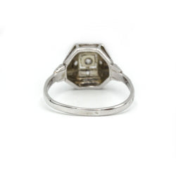 Bague - Or blanc, Platine & Diamants