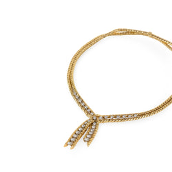 Collier Négligé BOUCHERON en or jaune et diamants