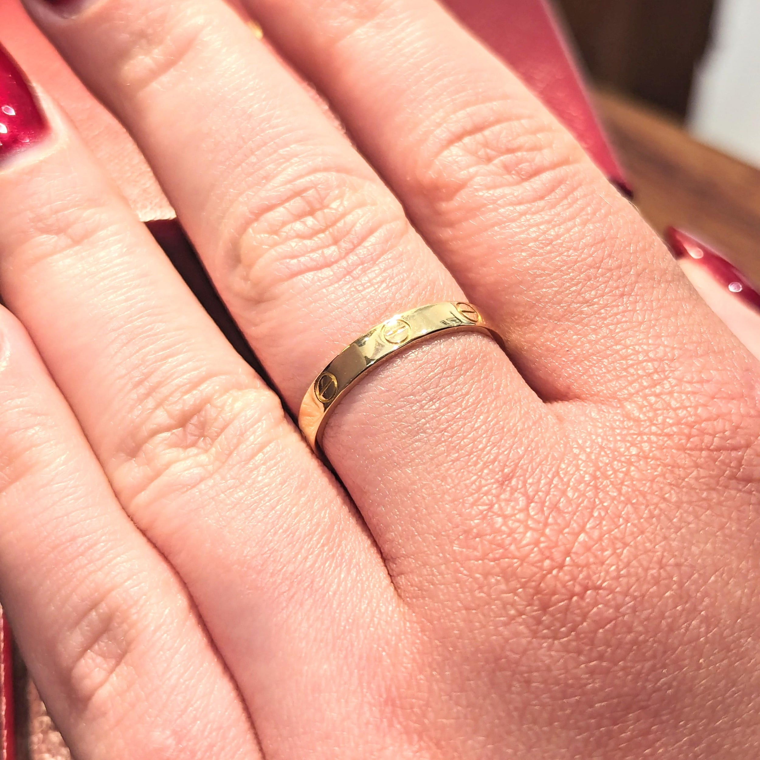 Alliance Love Cartier or jaune