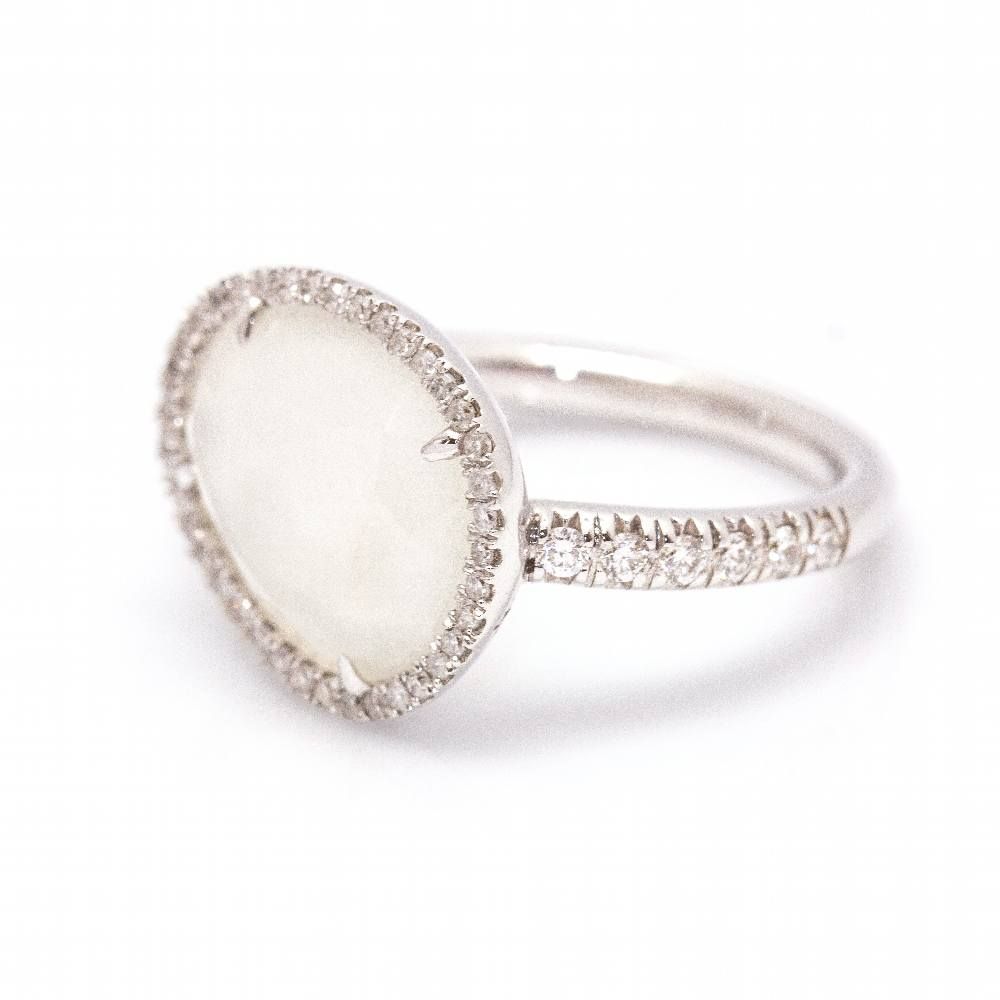 Bague MIMI LUNA en or blanc et diamants