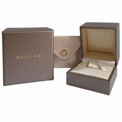 BULGARI “Parentesi” ring in white gold and diamonds