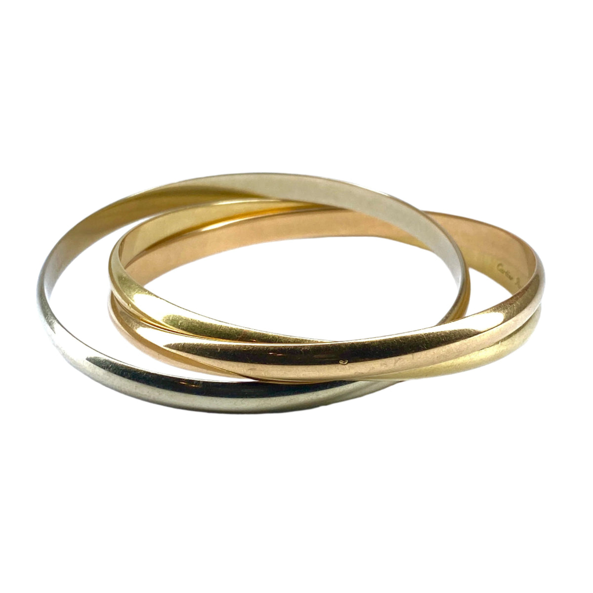 Cartier bracelet Trinity or 18 carats jaune, rose, blanc