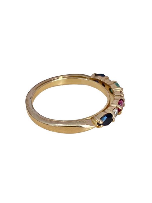 American Half Alliance Ring, in 18k yellow gold