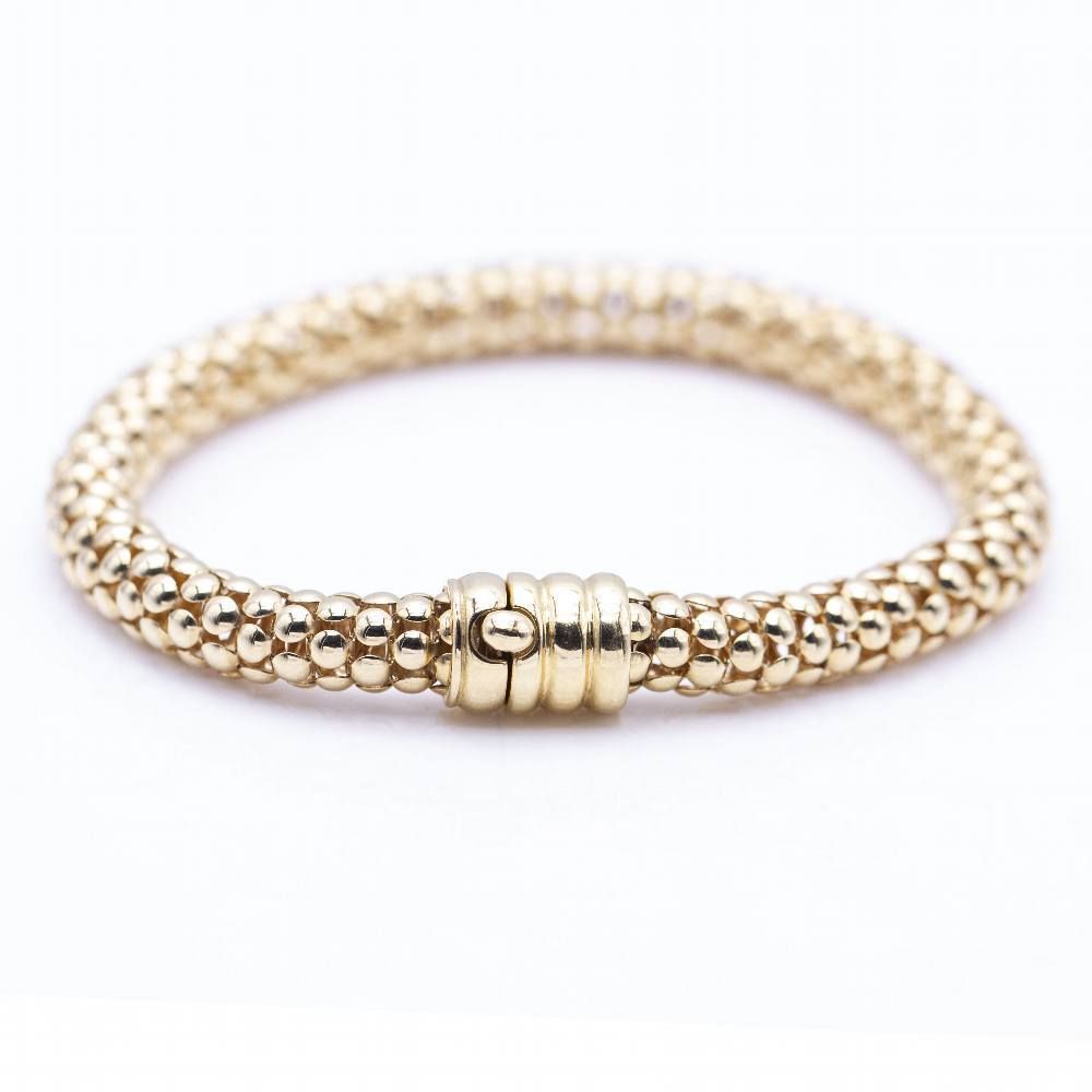 Bracelet signature en or jaune