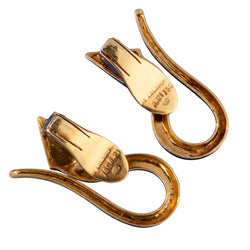 LALAOUNIS paire de clips d'oreilles serpents en or