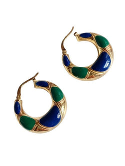 Boucles d’oreilles Créoles, en or jaune 18k