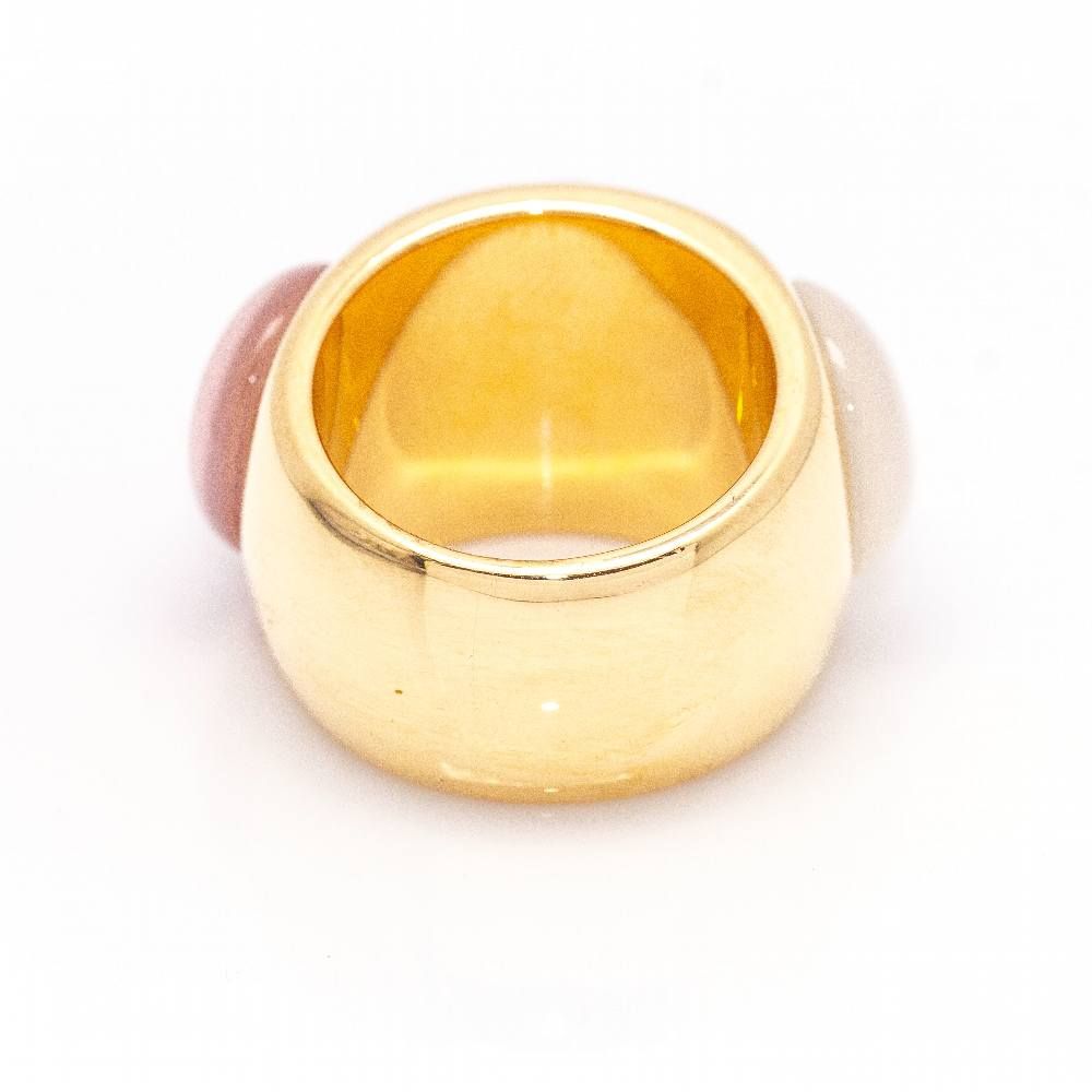 Bague QUARZ BUBBLE en or rose