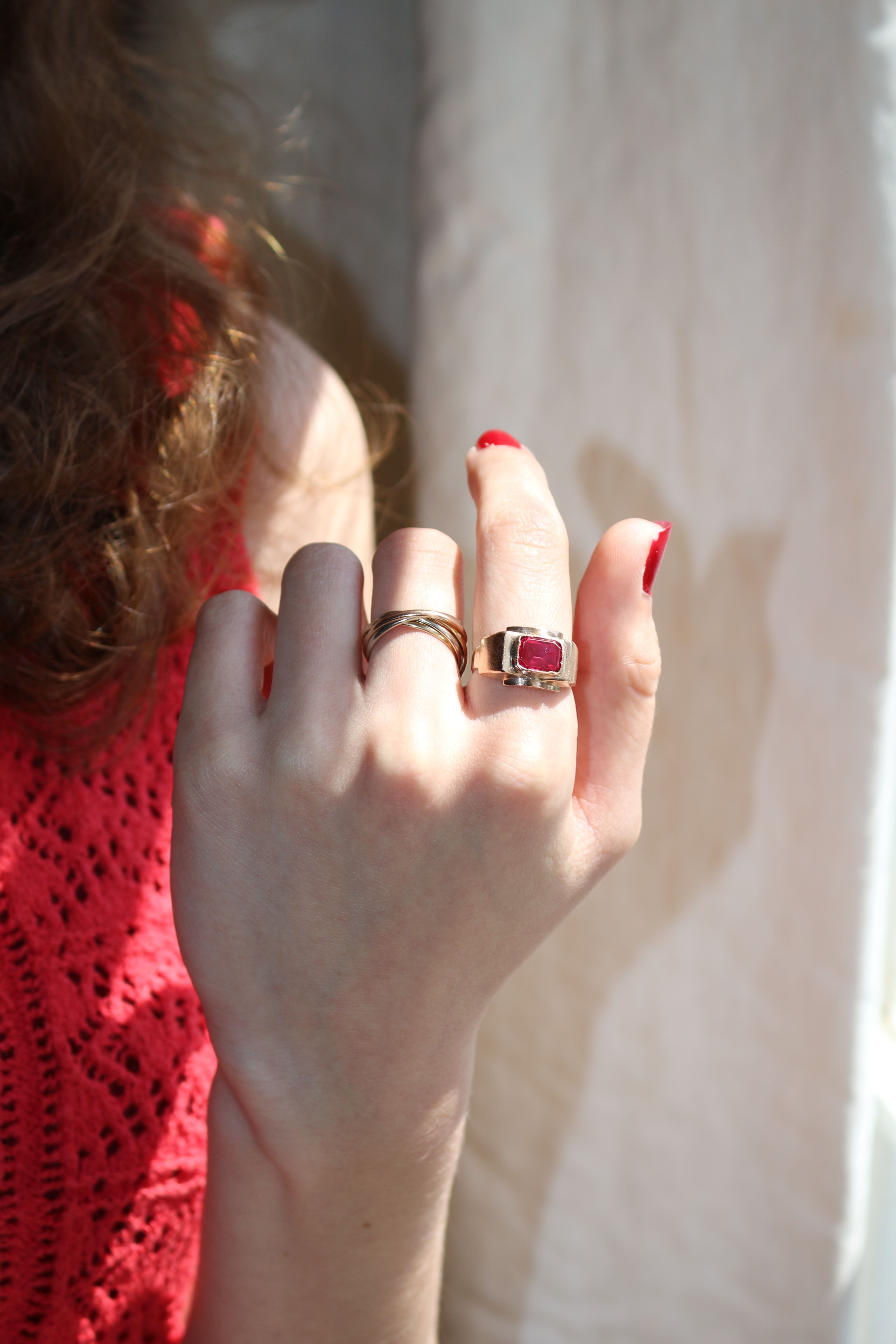 Verneuil Ruby Tank Ring