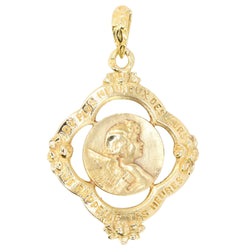 Médaille AUGIS Art Nouveau en or jaune