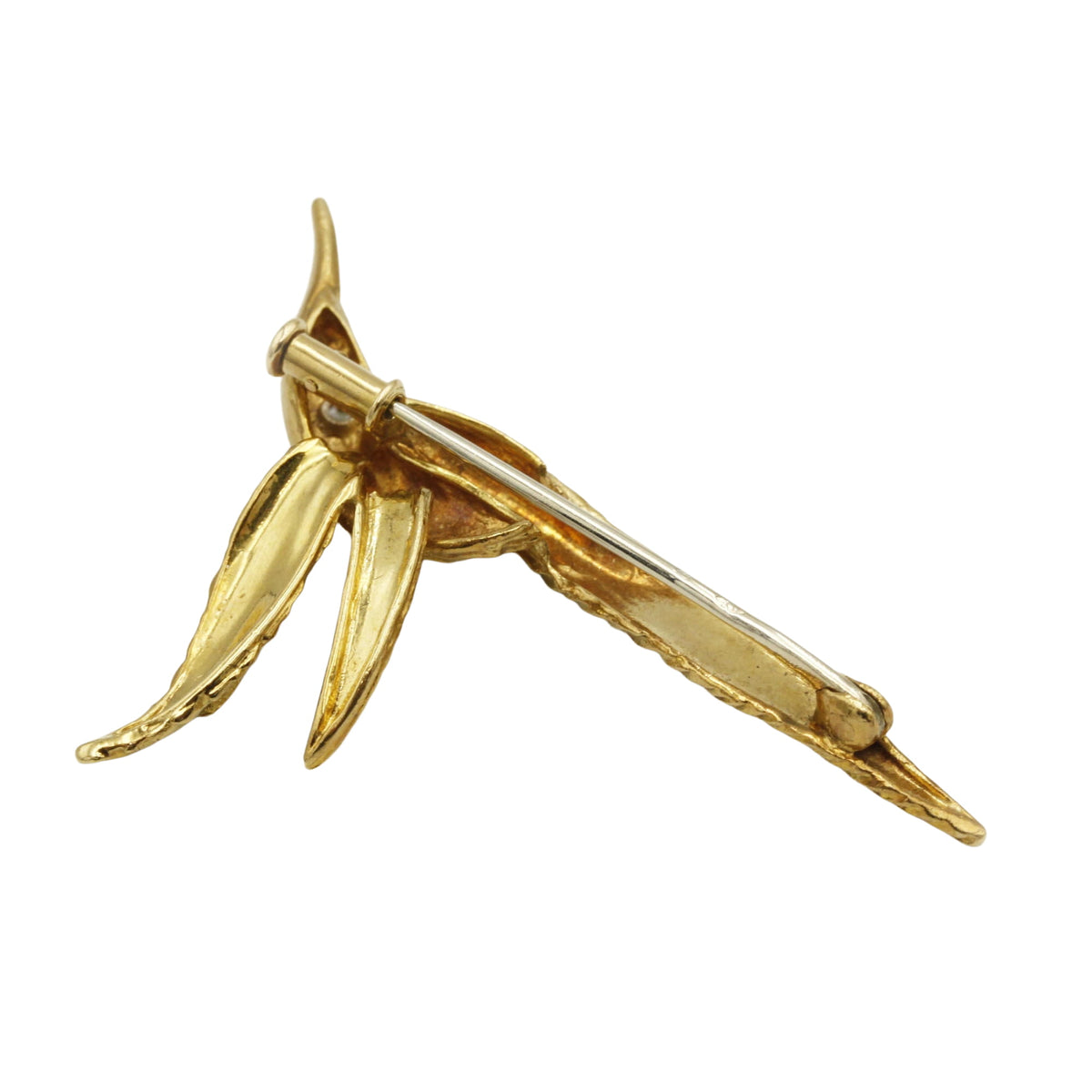 Broche Oiseau - Or & Diamant