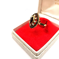 Bague grenats vintage