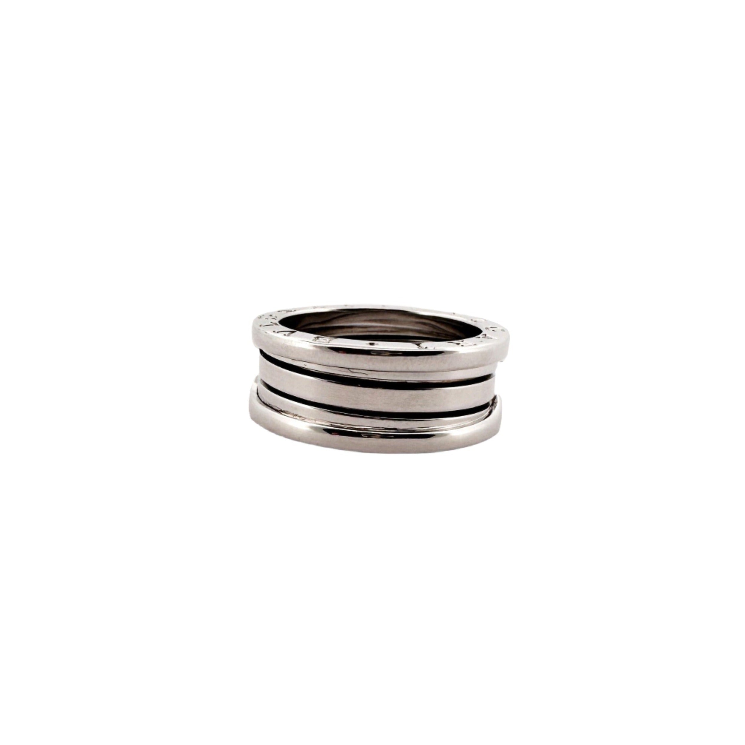Bague Bandeau BULGARI B.Zero1 en or blanc