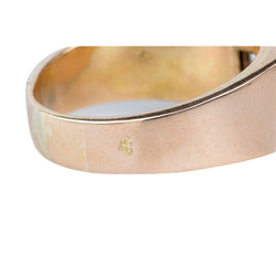 18kt rose gold ring