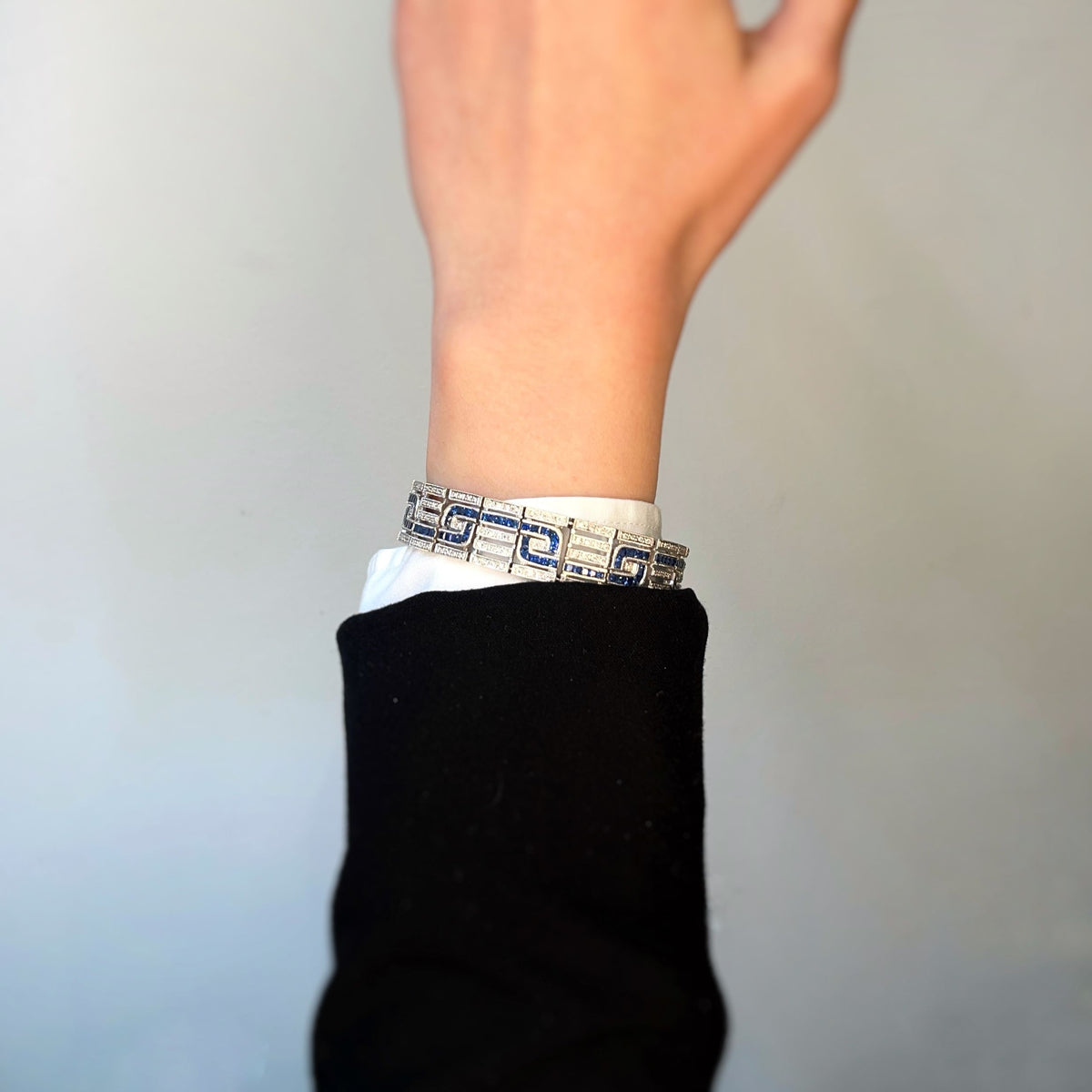 Bracelet - Or, Saphirs & Diamants