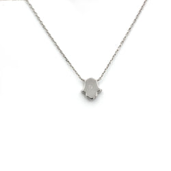 Collier DJULA Magic Touch Main en or blanc et diamants